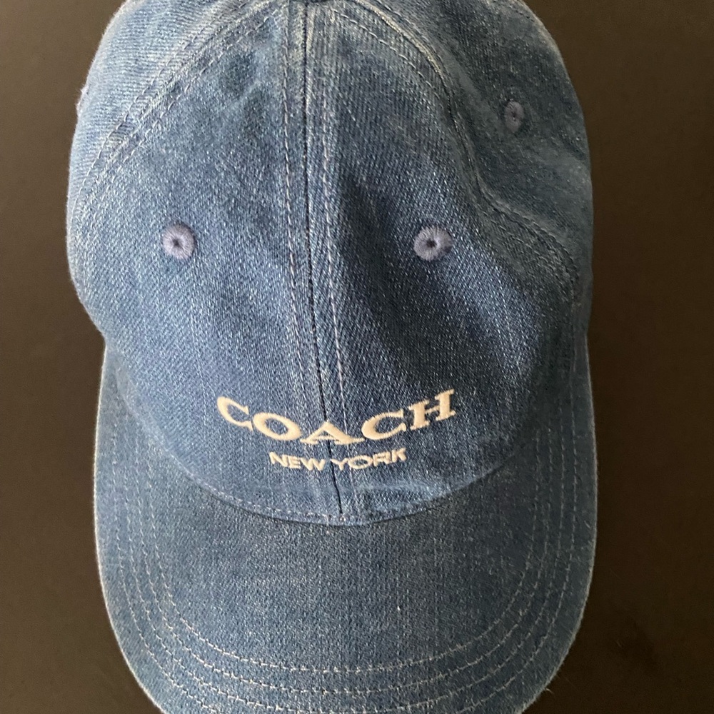 Coach Denim Blue Baseball Cap
